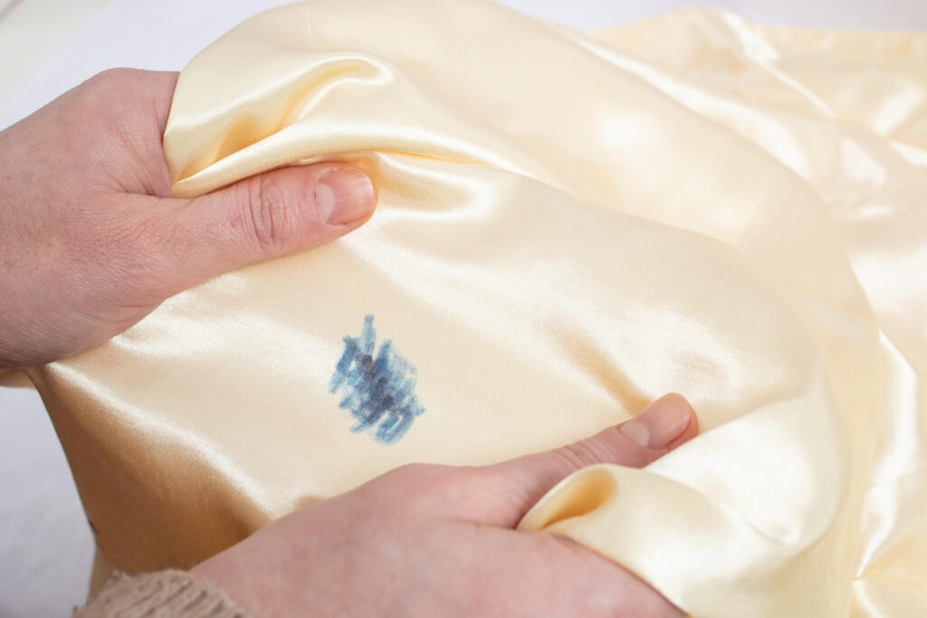 Learn how to effectively get stains out of satin using Ultra-Guard Fabric Protection in San Juan Capistrano, California