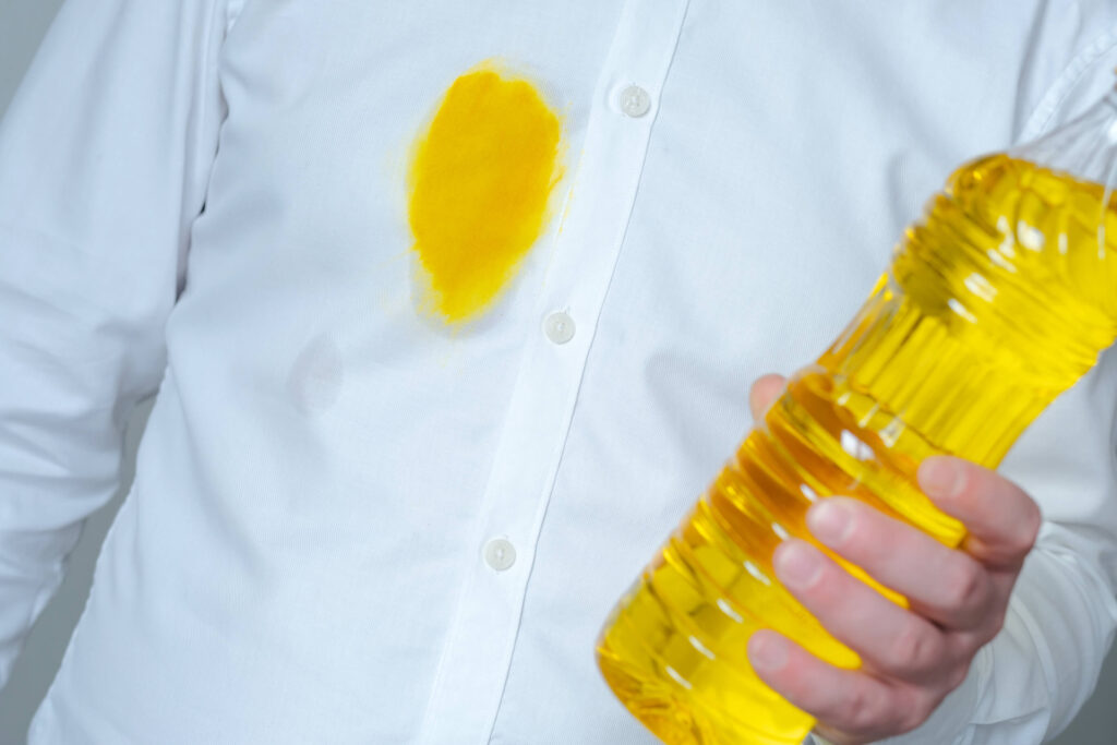Learn how to remove oil stains from clothes using Ultra-Guard Fabric Protection in San Juan Capistrano California